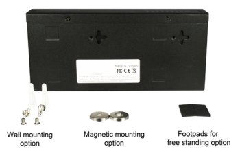 Alimentatore interno DINIC 8 porte Gigabit Switch 10/100/1000Mbit